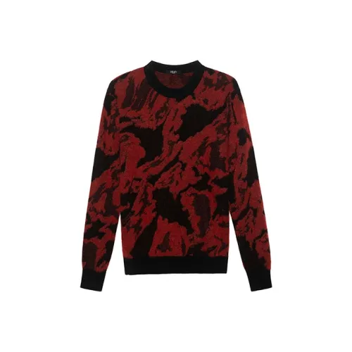 LIU·JO UOMO Свитер Мужской Черный Красный