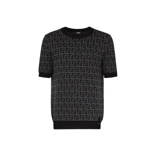 FENDI FW22 Трикотаж Мужской Черный Серый