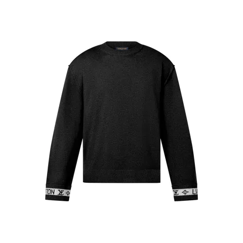 LOUIS VUITTON SS23 Кашемировый свитер мужской черный