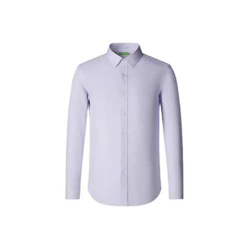 SHANSHAN Рубашка Мужская Светло-фиолетовая