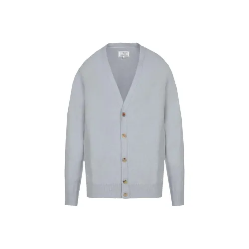 MM6 MAISON MARGIELA FW22 Кашемировый свитер мужской светло-серый