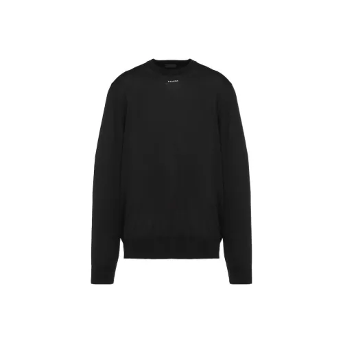 PRADA Мужские черные свитеры