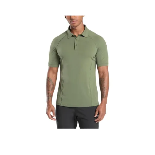 GYMSHARK Поло Мужское Оливково-Зеленое