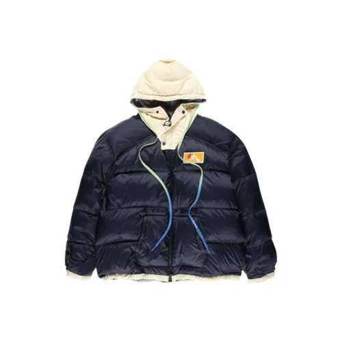 Off Белый FW19 Куртки и Пальто Мужской Темно-синий