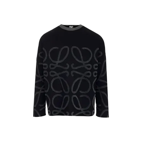 LOEWE Мужские черные свитеры