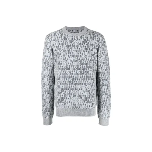 DIESEL Серые Мужские Свитера