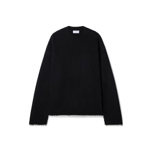 Off Белый FW24 Свитер Мужской Черный