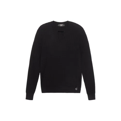 Fendi Черные Мужские Свитера