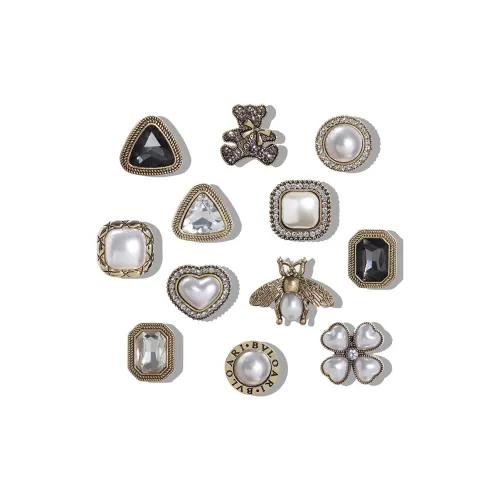 YOUWEI Премиум Металл Винтаж Цветочный Брелок для обуви вдохновленный CHANEL DIY Все Милый Fashion Versatile Унисекс