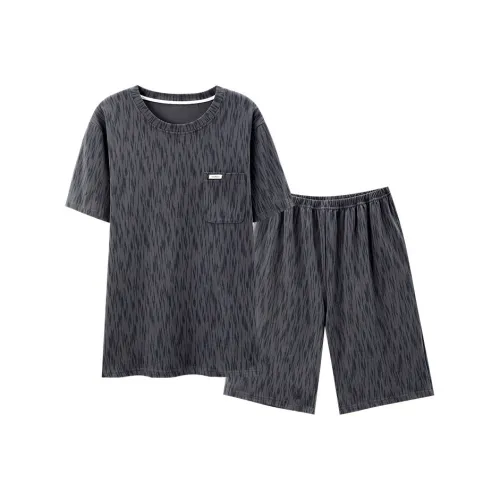 Пижамный комплект для сна мужской с прохладной скрытой текстурой