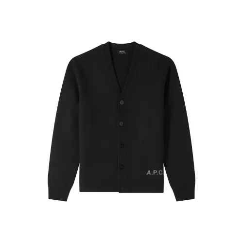 A.P.C. Joint Paragraph Черные Мужские Свитера