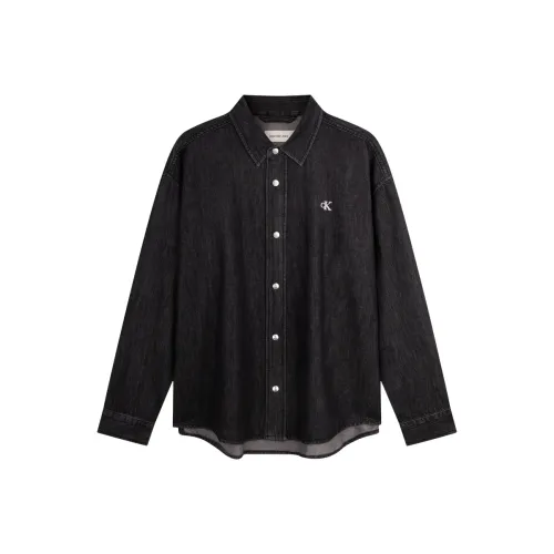 Calvin Klein Рубашка Мужская Джинсовая Черная
