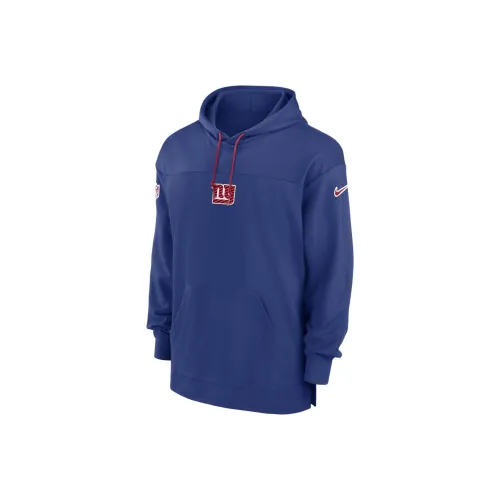 nike New York Giants Sideline Джерси Толстовка Мужской Королевский