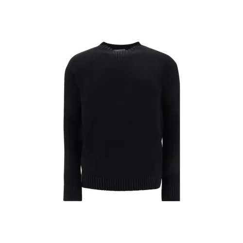 JIL SANDER Черные Мужские Свитера
