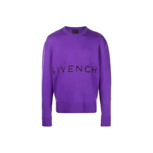 GIVENCHY Фиолетовые Мужские Свитера