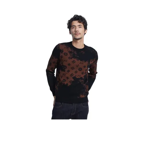 DIDIBOY Свитер Мужской Смешанный Оранжевый