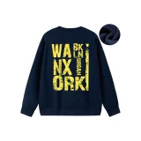 Темно-синий (Желтый текст, флисовая подкладка)