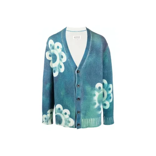 Maison Margiela Мужские Синие Свитера