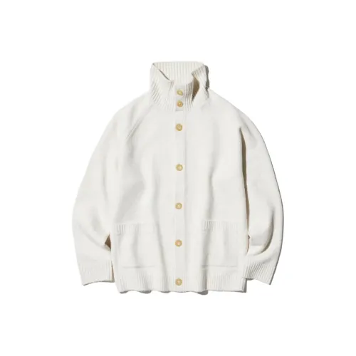 UNIQLO Сливочный Унисекс Свитеры