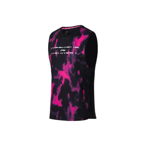 LINING Майка Мужская Черная Розовая