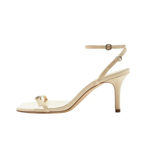 Aeyde Hallie One Strap Sandals 7,5cm Women's Beige