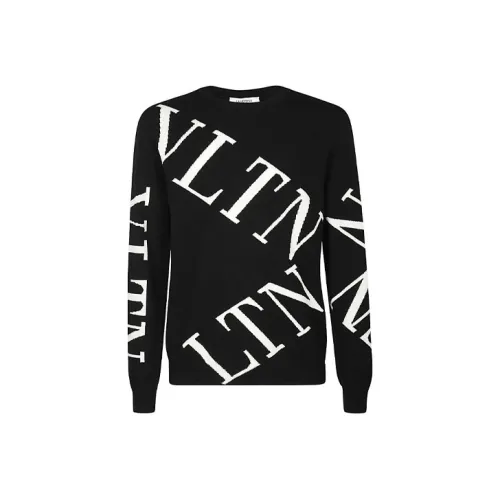 Valentino Черные Мужские Кашемировые Свитера