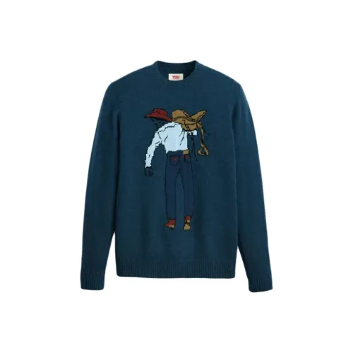 Levis Зеленые Мужские Свитера