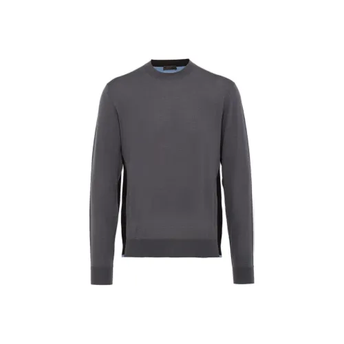 PRADA Серые Мужские Свитера