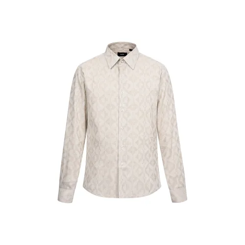 RARE Светлый хаки Мужские рубашки