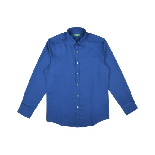 Raidy Boer Рубашка Мужская Темно-синяя