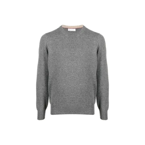 BRUNELLO CUCINELLI FW22 Кашемировый свитер мужской серый