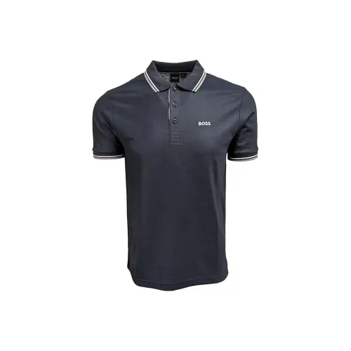 Hugo Boss Поло Мужское Морской Синий