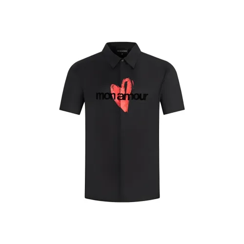 EMPORIO ARMANI FW24 Рубашка Мужская Черная