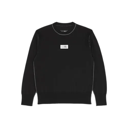 MM6 Maison Margiela совместный бренд FW24 Свитер Мужской Черный