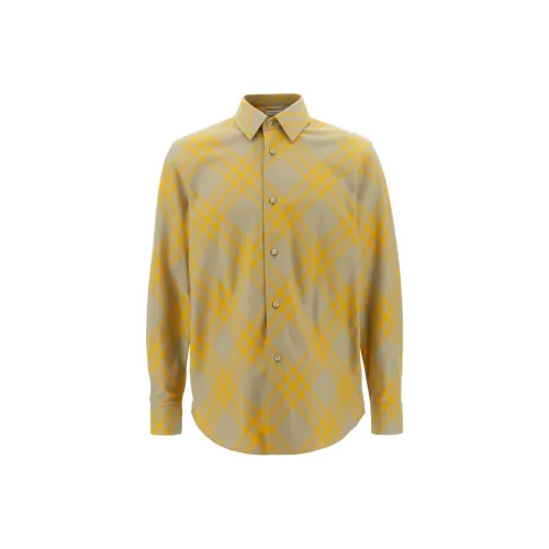 Burberry Желтые Мужские Рубашки