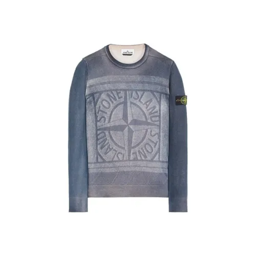 Stone Island Синие Мужские Свитера