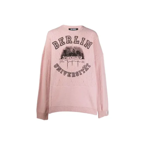 RAF SIMONS Розовые Мужские Свитера