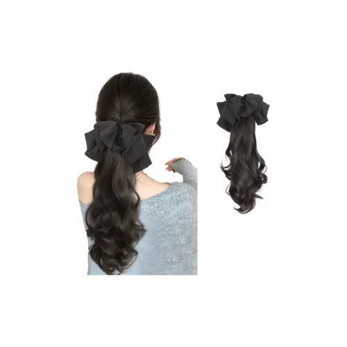 TIANKONGSHU Русалка Roll Большая волна Бант Лошадь Ласточкин хвост Перука