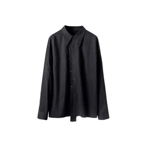 HUANXIANGZHE Рубашка Унисекс Черная