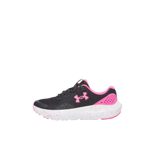 Under Armour Surge 4 Детская беговая обувь Черная Детская