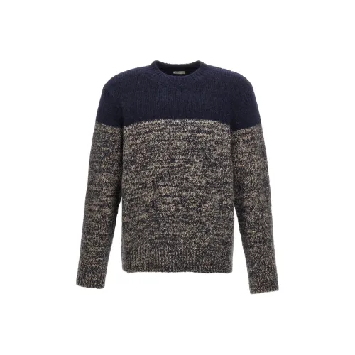 DRIES VAN NOTEN Синий Мужской Свитера