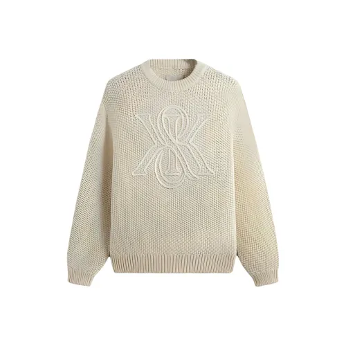 KITH Collaboration Экрю Мужские Свитера