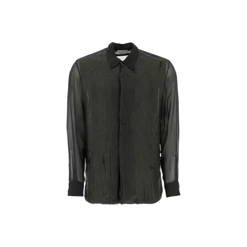 DRIES VAN NOTEN Рубашка Мужская Черная