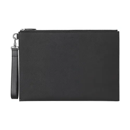 Burberry Клатч из коровьей кожи большой мужской черный