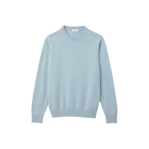 Sandro Небесно-голубой Мужские Свитера