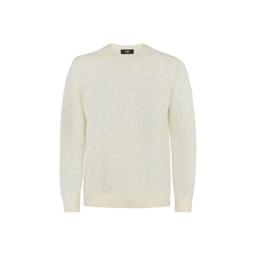 Fendi Белые Мужские Свитера