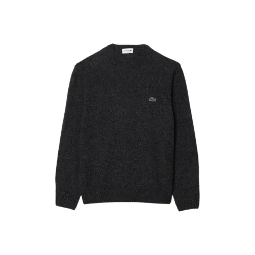 Свитеры для мужчин черного цвета в сотрудничестве с LACOSTE