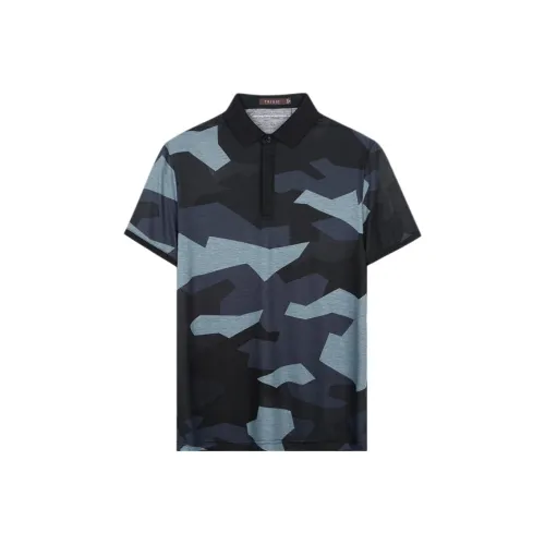 Wit Поло Мужское Серый Зеленый