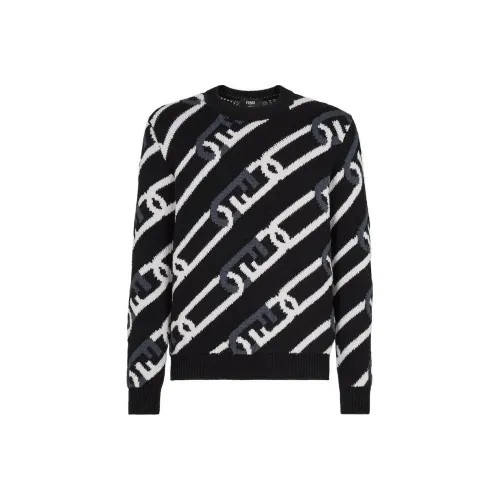Fendi Черные Мужские Свитера