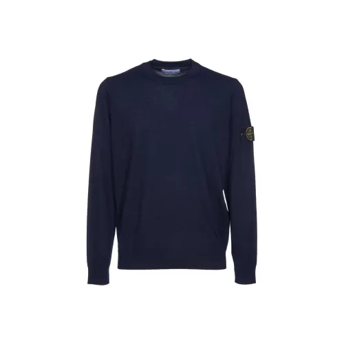 STONE ISLAND Синие Мужские Свитера